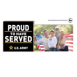 U.S. Army Proud To Have Served Floating Picture Frame