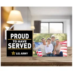 U.S. Army Proud To Have Served Floating Picture Frame