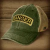 US Army Ranger Tab Vintage Trucker Hat