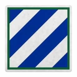 U.S. Army 3rd Infantry Division Die-Cut Pennant by 7.62 Design - Made in the USA