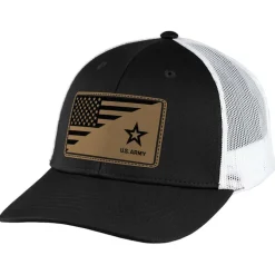 U.S. Army Split Flag Patch Trucker Hat by 7.62 Design