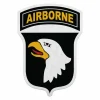 U.S. Army 101st Airborne Division Die-Cut Pennant by 7.62 Design - Made in the USA
