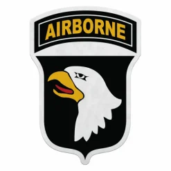U.S. Army 101st Airborne Division Die-Cut Pennant by 7.62 Design - Made in the USA