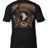 U.S. Army 101st Airborne Flags 'Rendezvous With Destiny' 7.62 Design Battlespace Men's T-Shirt