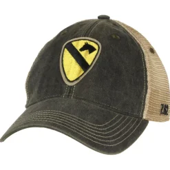 US Army 1st Cavalry Division Vintage Trucker Hat