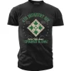 US Army 4th Infantry Retro - Black Ink Mens T-Shirt