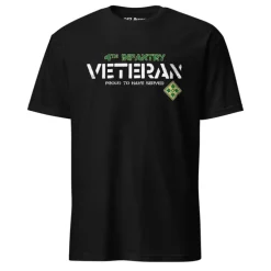 U.S. Army 4th Infantry Veteran Men's T-Shirt