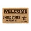U.S. Army Welcome 18 x 30 inch Coir Doormat