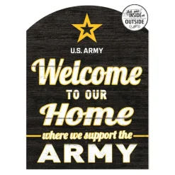 U.S. Army Welome To Our Home 16 x 22 inch Marquee Sign