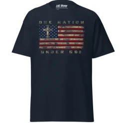 U.S. Flag One Nation Under God Patriotic Tee