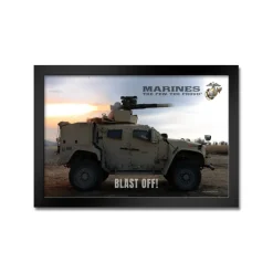 U.S. Marine Corps Blast Off Framed Print