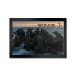 U.S. Marine Corps Boat Launch Framed Print