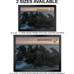 U.S. Marine Corps Boat Launch Framed Print