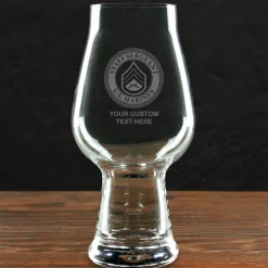 US Marine Corps 'Build Your Glass' Personalized 18.25 oz. Luigi Bormioli IPA Glass