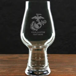 US Marine Corps 'Build Your Glass' Personalized 18.25 oz. Luigi Bormioli IPA Glass