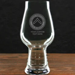 US Marine Corps 'Build Your Glass' Personalized 18.25 oz. Luigi Bormioli IPA Glass
