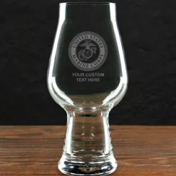 US Marine Corps 'Build Your Glass' Personalized 18.25 oz. Luigi Bormioli IPA Glass