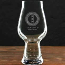US Marine Corps 'Build Your Glass' Personalized 18.25 oz. Luigi Bormioli IPA Glass