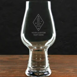 US Marine Corps 'Build Your Glass' Personalized 18.25 oz. Luigi Bormioli IPA Glass