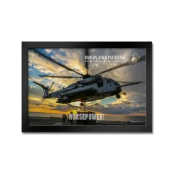 U.S. Marine Corps CH-53E Super Stallion Helicopter Framed Print