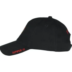 U.S. Marine Corps Eagle Globe & Anchor Twill Hat Black