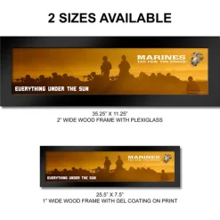 U.S. Marine Corps 'Everything Under the Sun' Framed Print