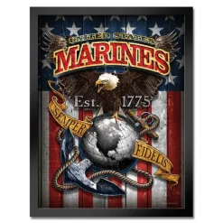 U.S. Marine Corps Fighting Eagle Framed Print
