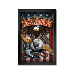 U.S. Marine Corps Fighting Eagle Framed Print