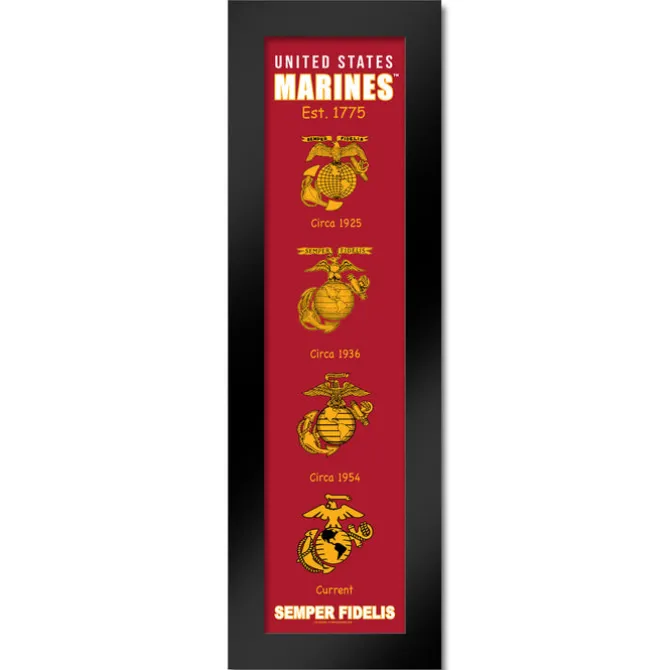 U.S. Marine Corps Heritage Framed Print
