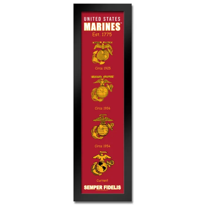 U.S. Marine Corps Heritage Framed Print