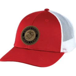 U.S. Marine Corps Seal Patch USMC Trucker Hat by 7.62 Design