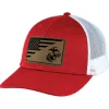 U.S. Marine Corps Split Flag Patch USMC Trucker Hat by 7.62 Design