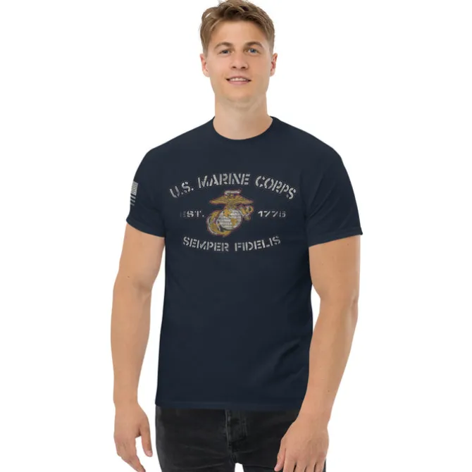 U.S. Marine Corps Vintage men's classic tee