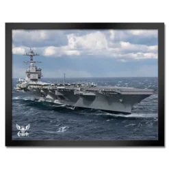U.S. Navy Aircraft Carrier Framed Print