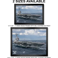 U.S. Navy Aircraft Carrier Framed Print