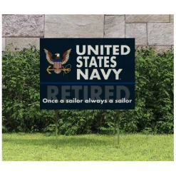 U.S. Navy Always A Sailor 18 x 24 inch Lawn Sign