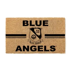 U.S. Navy Blue Angels 18 x 30 inch Coir Doormat - Made In The USA