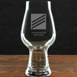 US Navy 'Build Your Glass' Personalized 18.25 oz Luigi Bormioli IPA Beer Glass