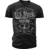 US Navy Defenders of Freedom Retro Men's Navy T-Shirt