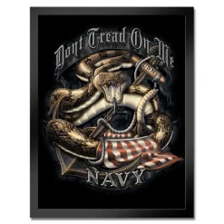 U.S. Navy Don't Tread Framed Print