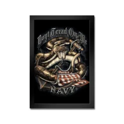 U.S. Navy Don't Tread Framed Print