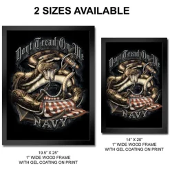 U.S. Navy Don't Tread Framed Print
