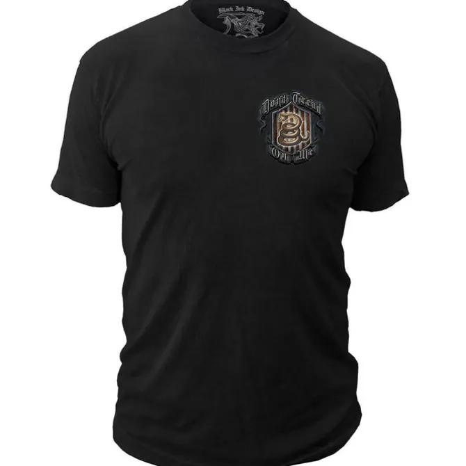 US Navy Dont Tread On Me Men's Navy T-Shirt