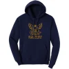 U.S. Navy Eagle Logo Applique Navy Blue Unisex Hoodie