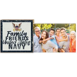U.S. Navy Family Friends Navy Floating Picture Frame