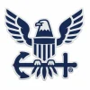 U.S. Navy Logo Die-Cut Pennant by 7.62 Design - Made in the USA