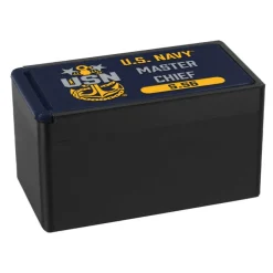 U.S. Navy Master Chief Petty Officer 3D Printed Storage Boxes - USA Made - Officially Licensed