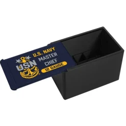 U.S. Navy Master Chief Petty Officer 3D Printed Storage Boxes - USA Made - Officially Licensed