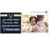 U.S. Navy Never Forget Floating Picture Frame
