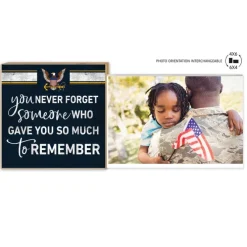 U.S. Navy Never Forget Floating Picture Frame